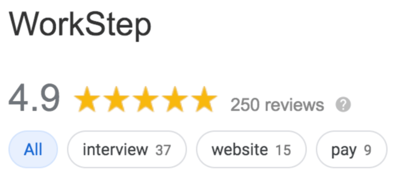 WorkStep review screenshot
