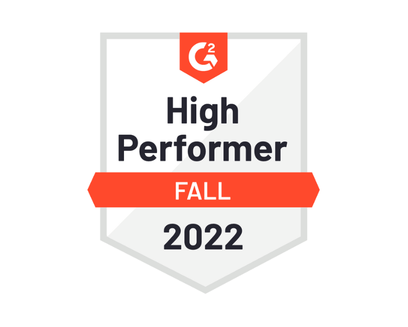 G2 High Performer Badge